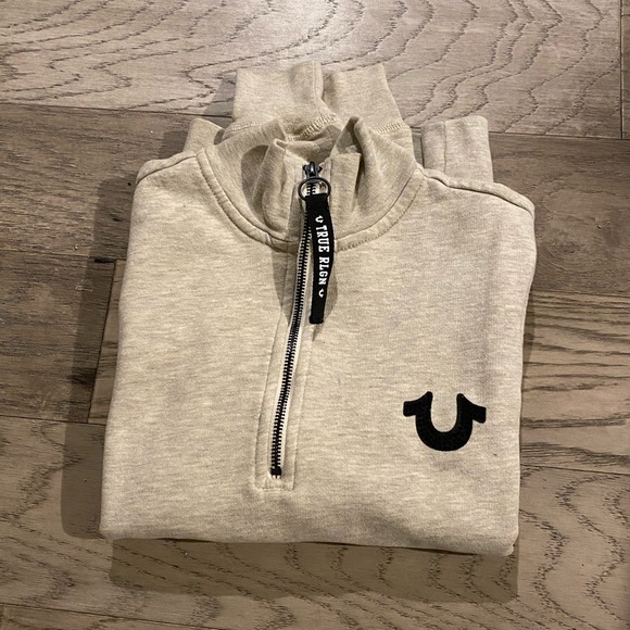 True Religion Quarter Zip Sweater - Picture 3 of 4